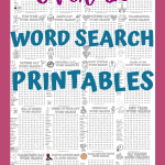 WORD SEARCH PRINTABLES