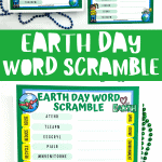 earth day word scramble printable