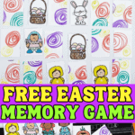 easter memory game printable