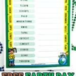 free earth day word scramble