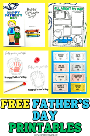 Free Father's Day Printables Kids Will Love to Make