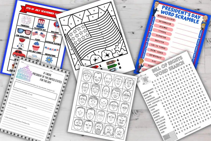 33 Patriotic Activities & Printables for Kids