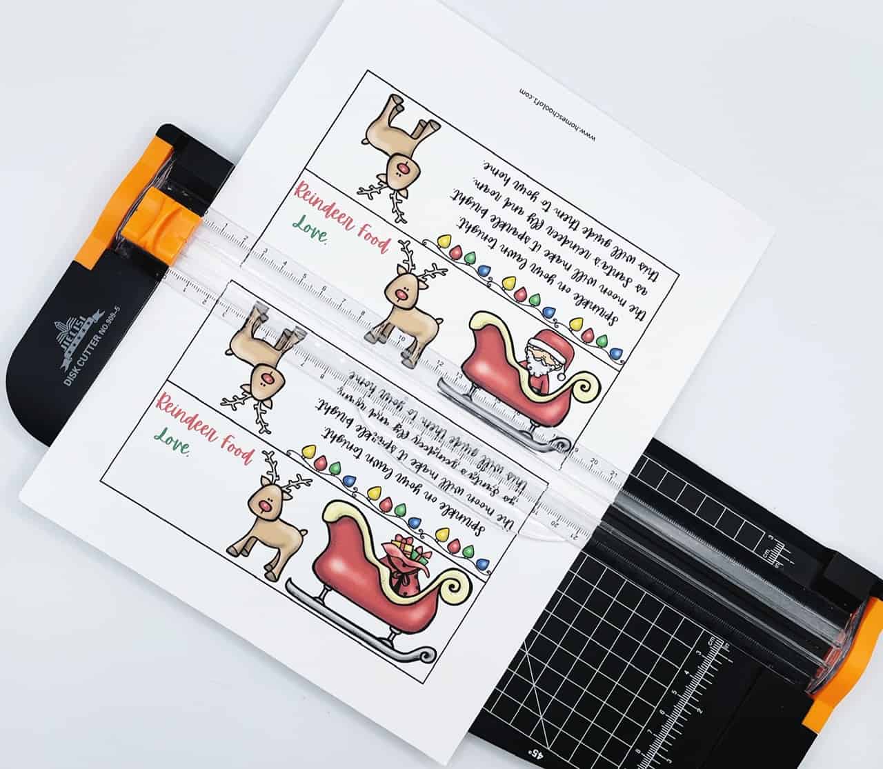 reindeer food printable