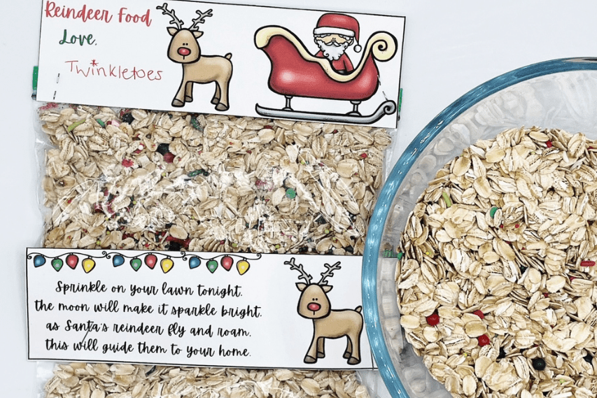 reindeer food printable
