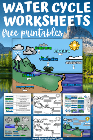 Water Cycle Worksheets (7 free printables) - Homeschool of 1