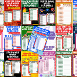 word scramble printables
