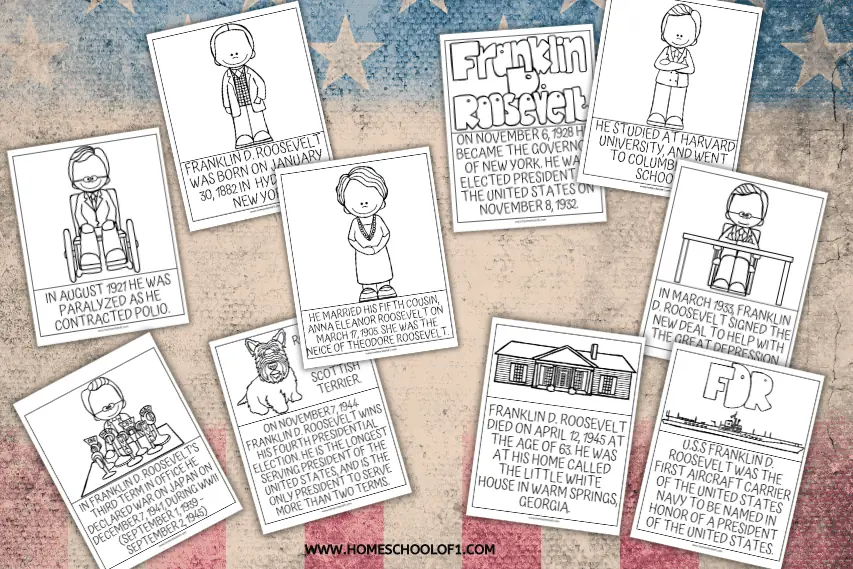 Free Franklin D. Roosevelt Worksheets For Kids