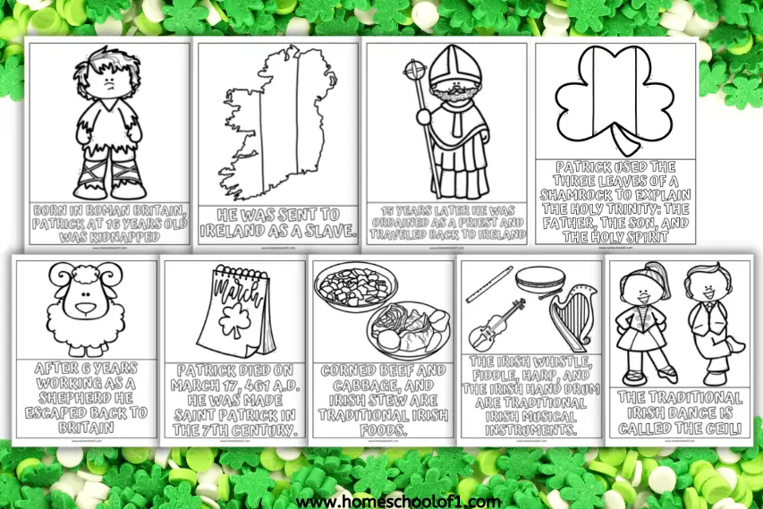 Free History of St Patrick’s Day Printables for Kids