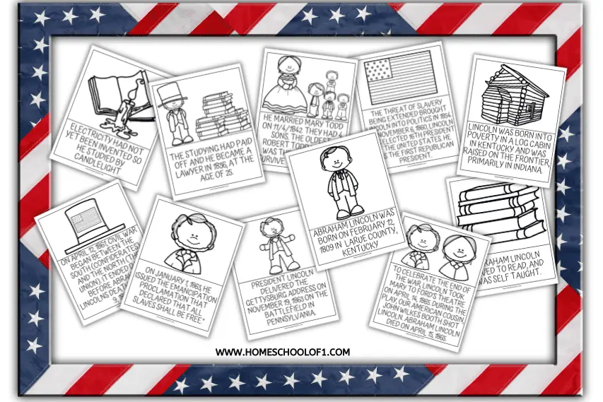 Free Abraham Lincoln Worksheets for Kids