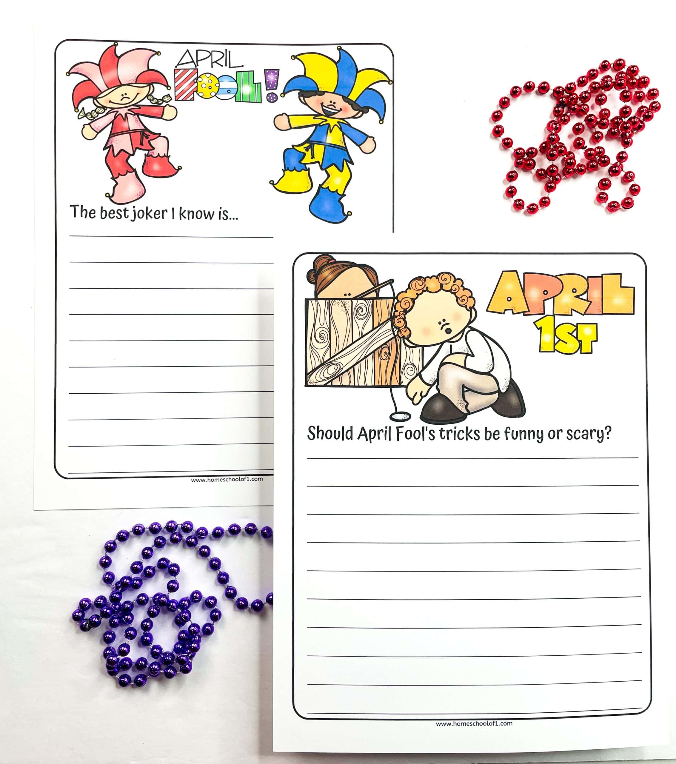 april fools writing prompt printable free