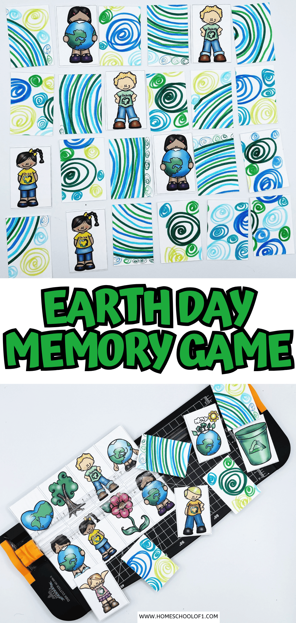 Free Earth Day Memory Game Printable for Kids