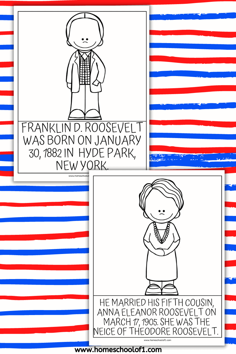 fdr coloring sheets