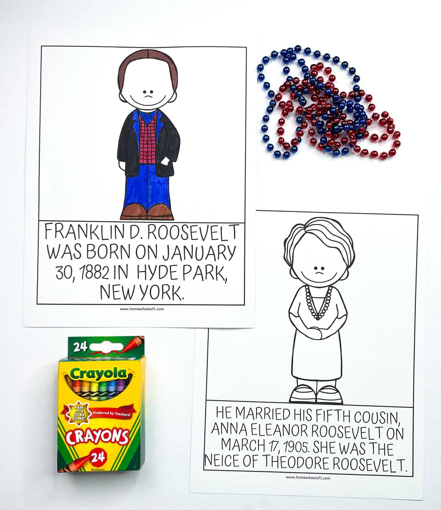 franklin d roosevelt coloring page