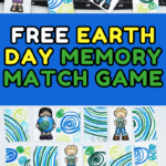free earth day memory game