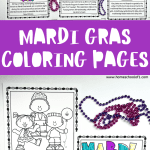 free mardi gras coloring pages