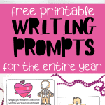 free printable writing prompts