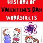 history of valentine's day worksheets