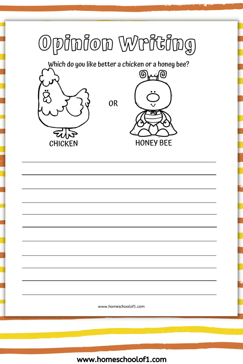 opinion writing chicken