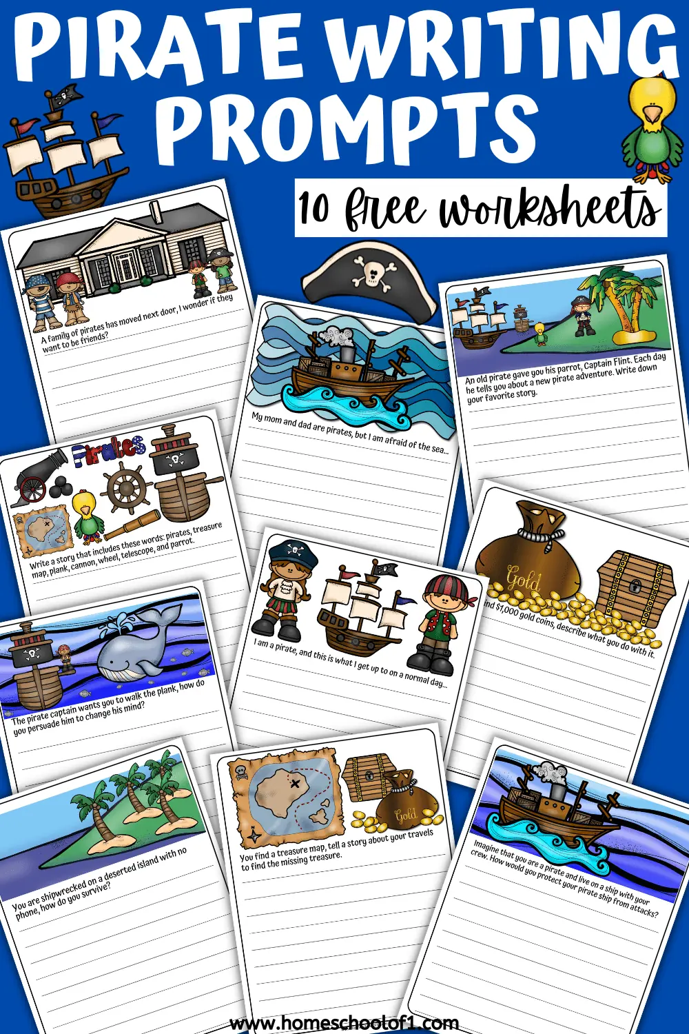 Free Pirate Writing Prompt Printables free-pirate-writing-prompt-printables