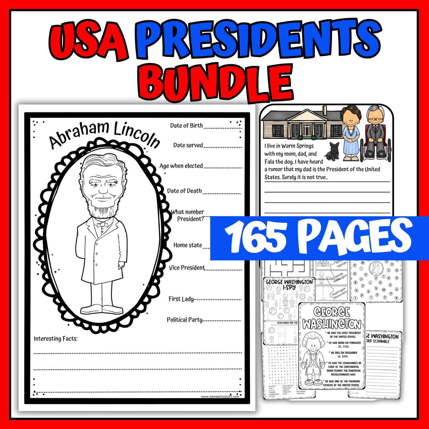 usa presidents bundle