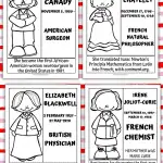 women in science coloring