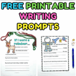 Free printable writing prompts for kids with Star Wars, holiday, and imagination themes for creative storytelling.