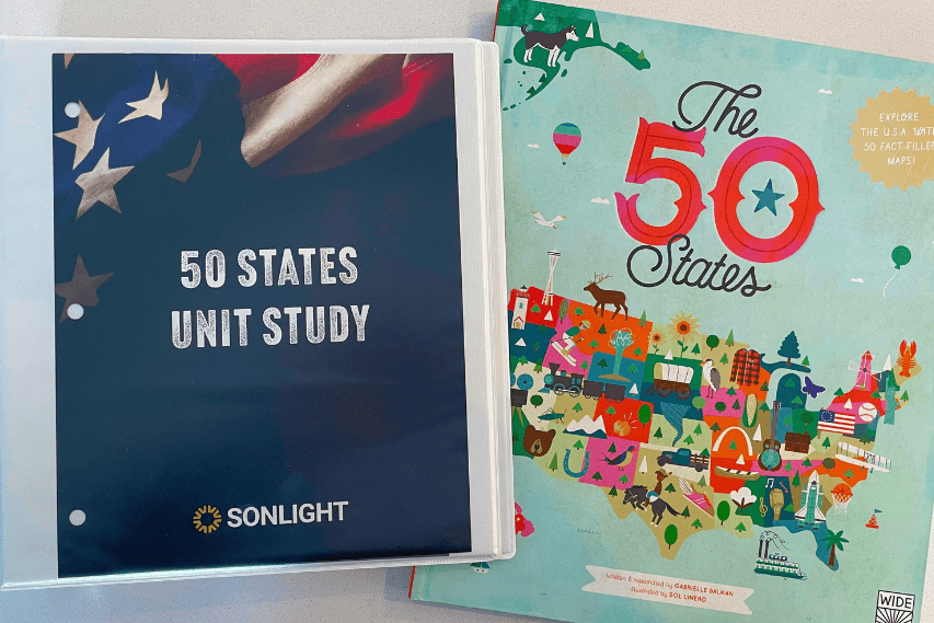 50 states of america unit study