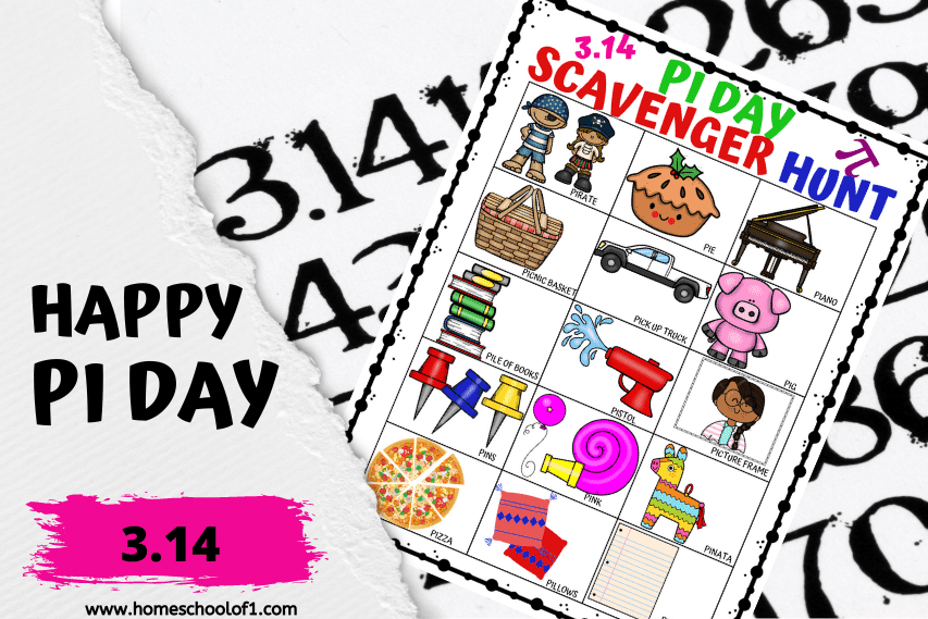 PI DAY SCAVENGER HUNT PRINTABLE