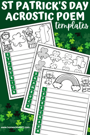 st patricks day acrostic poems