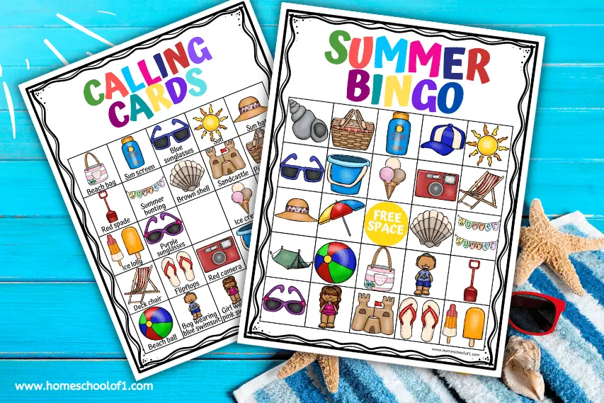 SUMMER BINGO PRINTABLE