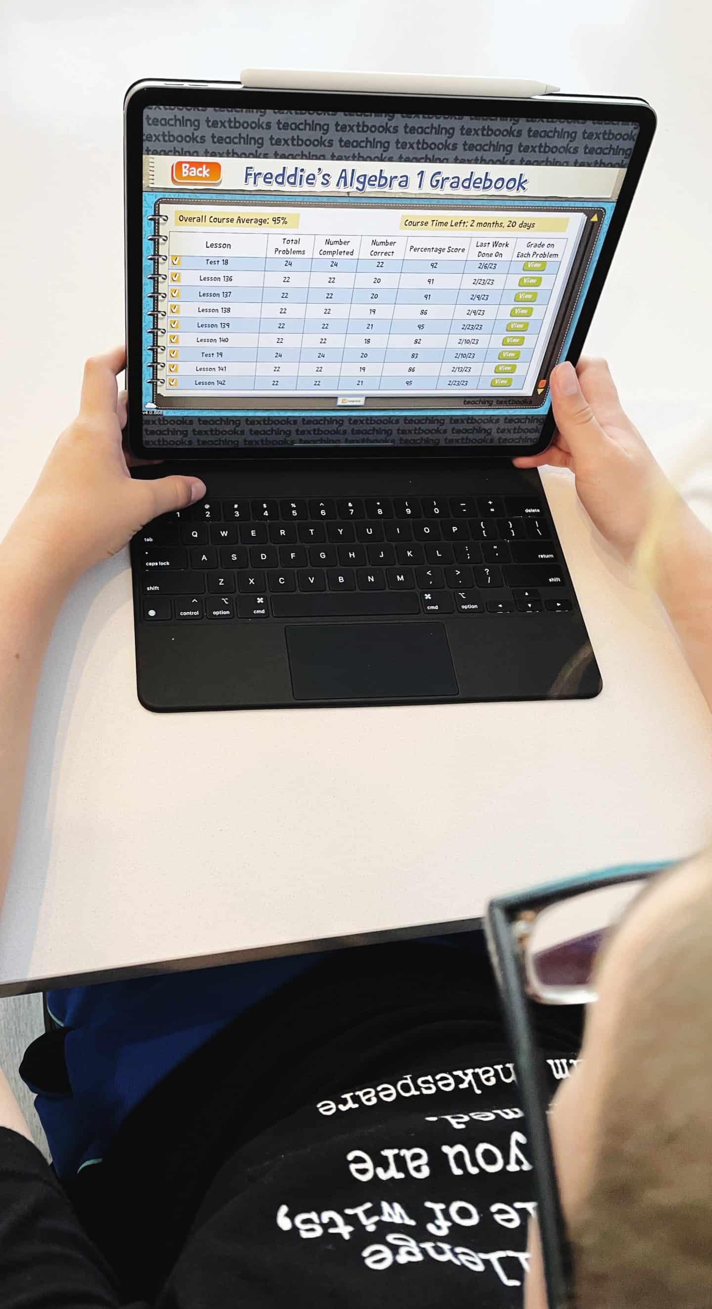 Teaching Textbooks on the IPad
