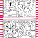 Valentine's Day placemats