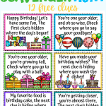 birthday scavenger hunt