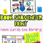 book scavenger hunt printable