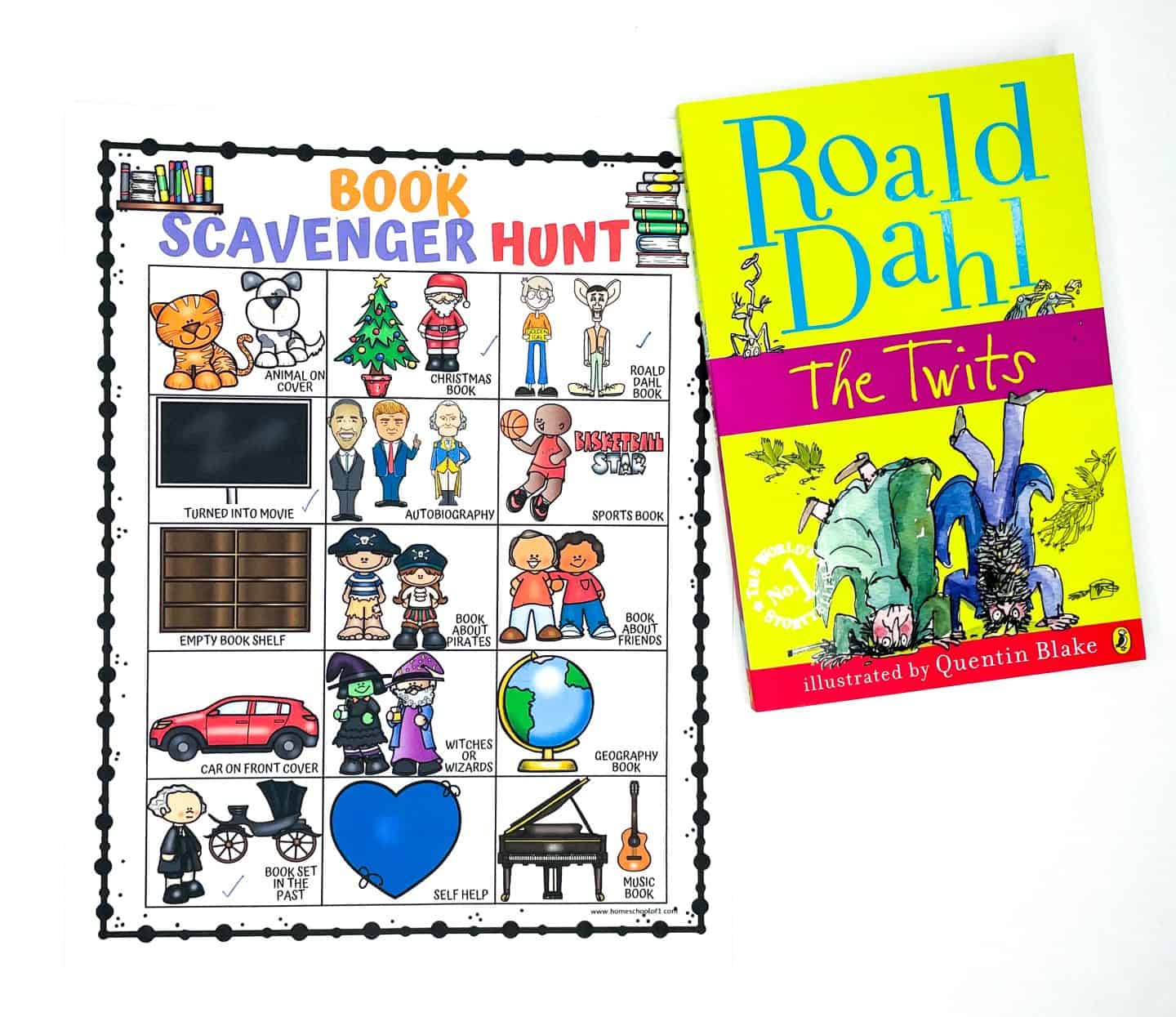 book scavenger hunt roald dahl