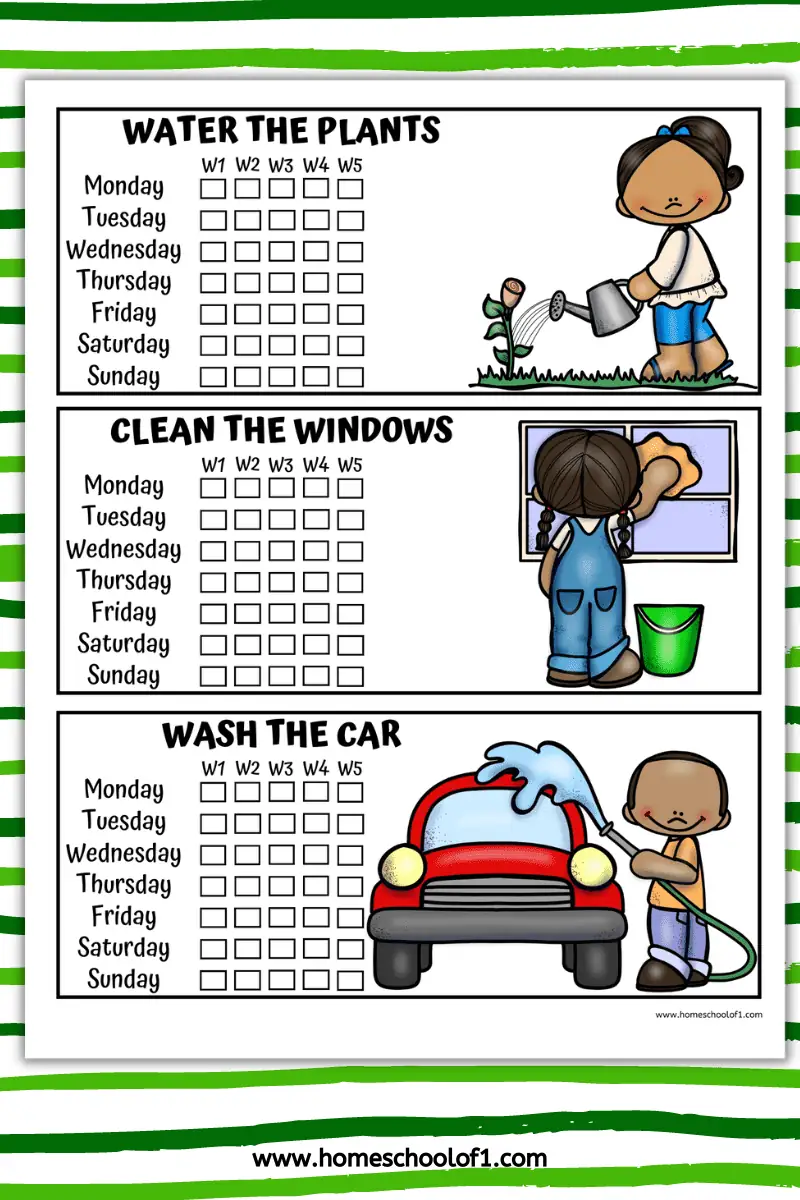 chores for kids to earn money