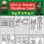 christmas carol coloring pages