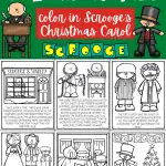 christmas carol coloring pages