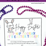 easter bunny letter free printable