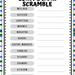 europe word scramble