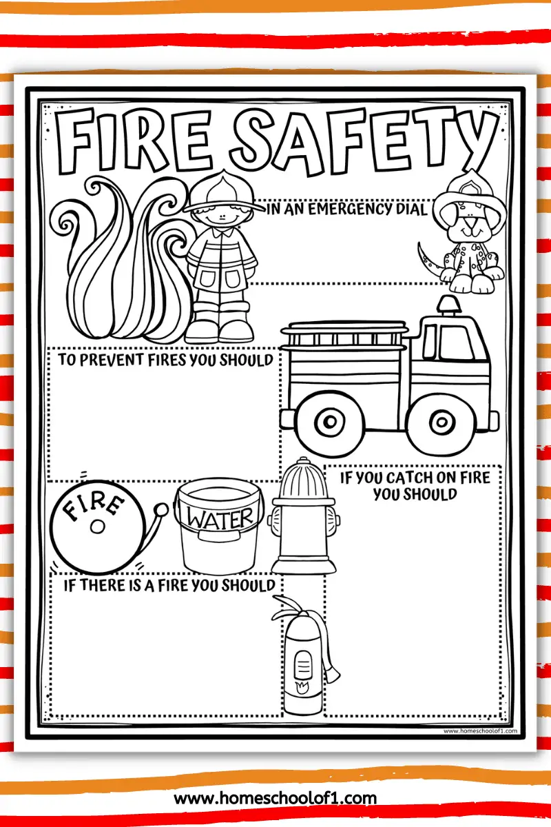 fire prevention day worksheet