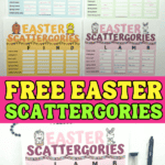 free easter scattergories