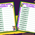 free mardi gras word scramble puzzles