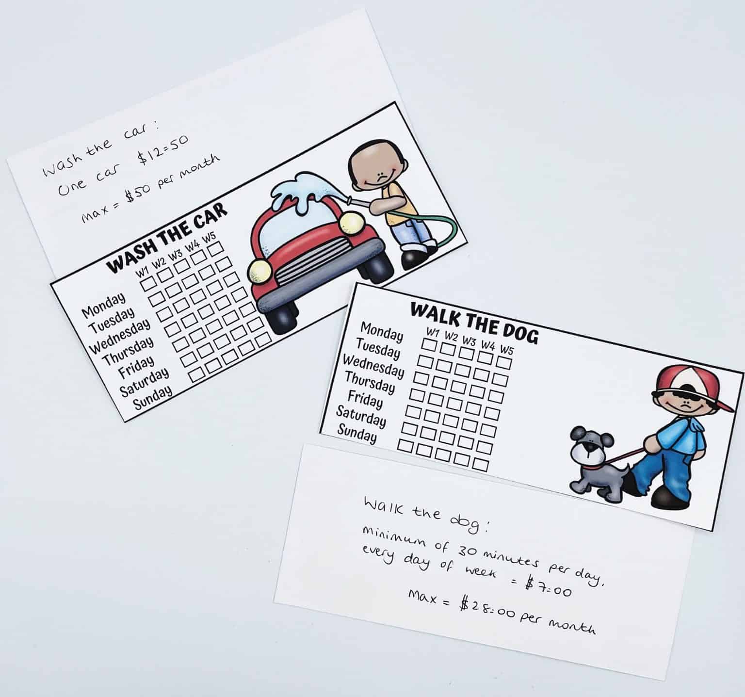 15 Free Printable Chore Cards To Teach Kids Responsibility