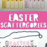 printable easter scattergories