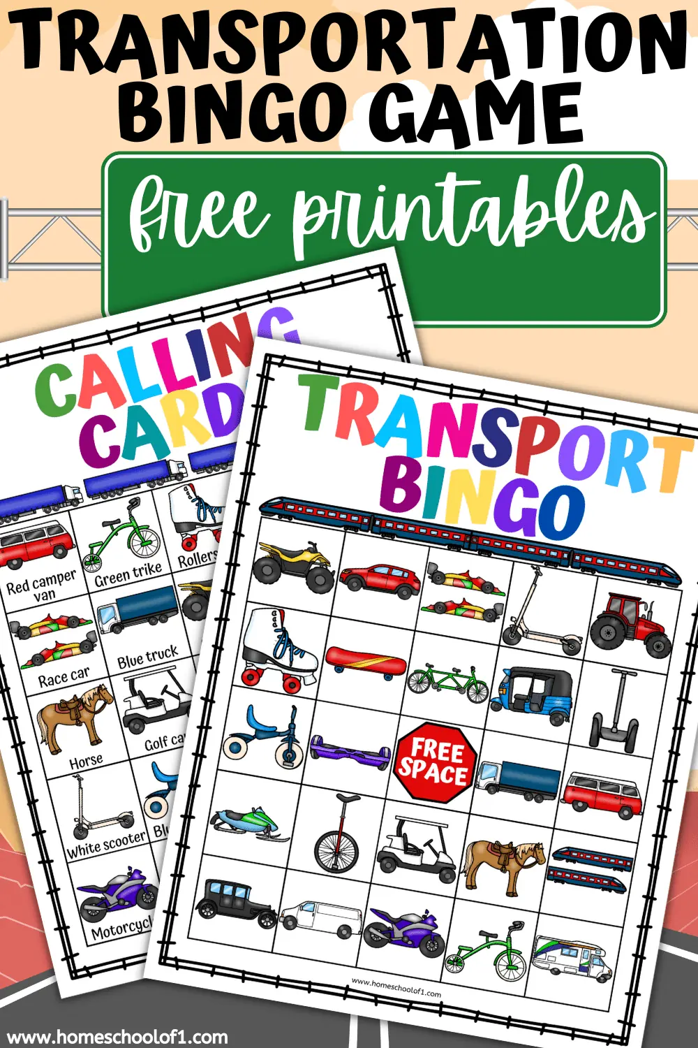 transport bingo