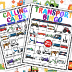 transportation bingo