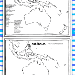 australia map worksheet