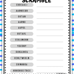 australia word scramble