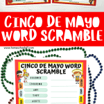cinco de mayo word scramble printables